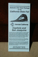 Amtrak's Fair Deal Package to the California State Fair - Aug 15 - Sept 1, 1997 picture