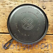 Vintage GRISWOLD Cast Iron GRIDDLE Pan RESTORED # 9 LARGE BLOCK LOGO - Ironspoon picture
