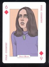 Joan Baez Music Genius Playing Trading Card 2018 Mint Condition picture