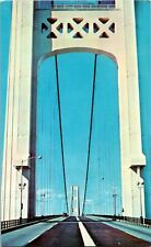 Vintage PPC - The Mackinac Bridge - F21827 picture