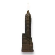 Cities Service 1932 New York 9 3/4” Pewter Miniature Replica Building picture