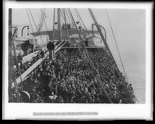 Immigrants on an Atlantic Liner,Emigrants,S.S. PATRICIA,Passengers,Ship,1906 picture