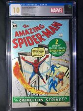 AMAZING SPIDER-MAN #1 CGC 10 *Reprint Made w/ 1oz PURE SILVER* RARE GEM MINT picture