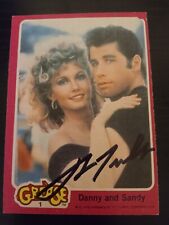 1978 Topps Grease #1 Danny and Sandy autographed by John Travolta picture