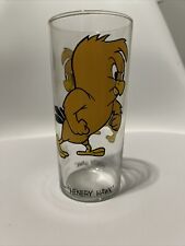 1973 Pepsi Looney Tunes Character Glass - Henery Hawk picture