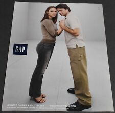 2002 Print Ad Sexy Heels Long Legs Fashion Lady GAP Jennifer Garner Scott Foley picture