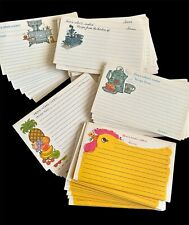 106 Vintage Here's What's Cooking Recipe Cards No Box Farmhouse Retro Cottage picture