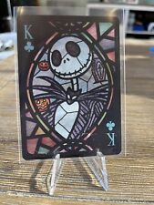 2021 Tenyo Disney Stained Glass Playing Cards Jack Skelington NM US Seller picture