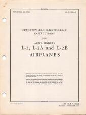 1944 AAF TAYLORCRAFT L-2,A,B ERECTION MAINTENANCE FLIGHT MANUAL HANDBOOK-CD picture