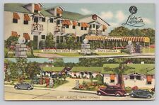 Lady Lafayette Hotel Walterboro SC Linen Postcard No 4484 picture