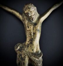 Stunning Late 17th/Early 18th Century HEAVY Hand Formed Bronze Corpus Christi picture
