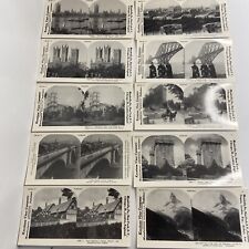47 Keystone View Co. Stereoscope Cards “Foreign” Series Printed 1978 Lot 2 of 8 picture