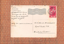 Vintage Postcard Mailed 1951 AMG - FTT Stamp Trieste Varcola Riviera picture