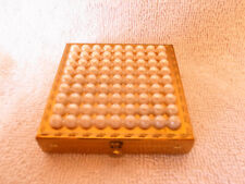 Vintage Dorset New York Faux Pearl Gold Metal Compact w/Puff Powder-So Pretty picture