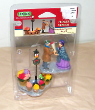 Lemax 2001 Village Collection Flower Vendor Figurine New Sealed #12537 picture