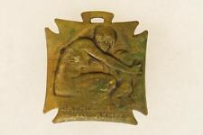 WWI Rene Lalique Medal Brass Orphelinat Des Armees French War Orphans Fundraiser picture