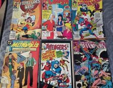 Marvel, DC & Archie Lot Of 10 Vintage 1980’s-90’s Comic Books  picture