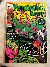 FANTASTIC FOUR #110 (1971) GREEN PRINTING / COVER ERROR VARIANT / VG-FINE / RARE picture