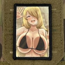 Anime Blonde Morale Patch / Military ARMY Tactical Hook & Loop 393 picture