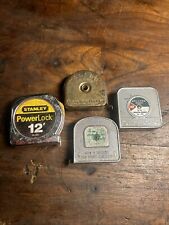 Lot of 4 Mini Tape Measures Disston Lufkin Stanley Walsco picture