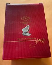 Lenox Holiday YULETIDE ELEPHANT Figurine NEW in box, Unopened - Never Displayed picture