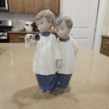 LLADRO NAO  CHOIR BOYS WITH BELL FIGURINE picture