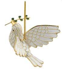 Value Arts Cloisonne Peace Dove Hanging Ornament Enamel on Copper picture