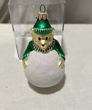 Patricia Breen Henry the Baby Bear Snowball Christmas Ornament, #9624, 1996 Rare picture