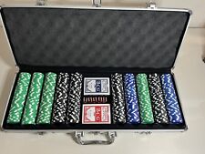 Poker Chip Set - 500 Piece with Aluminum Carrying/Storage Case picture