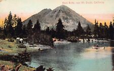 Black Butte Extinct Volcano Mount Mt Shasta Metolius Springs OR Vtg Postcard B31 picture