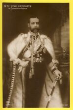 SUPERB 1911 ROYALTY H.M. LONDON POST CARD KING GEORGE V In Coronation Dresses picture