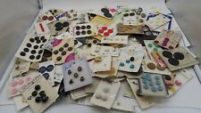 Huge lot of vintage buttons on cards full and partial picture