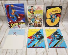 Vintage 1988 DC Comics Superman Birthday cards NO Envelopes. picture