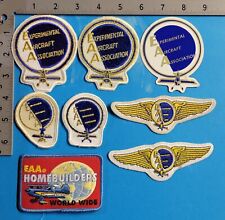 Vintage EAA Experimental Aircraft Association Patches Flying Pilot Aviation picture