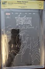 Venom The End #1 (Signed & Sketch by Sam De La Rosa) CBCS ART Grade picture