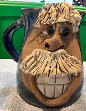 Robert Eakin 3D Ugly Face Signed  Mug  Vtg Mustache 5