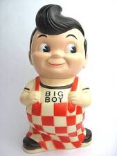 1980 s BIG BOY Big Boy Bobs Bobs Vintage Piggy Bank Made in Korea Soft Vinyl T picture