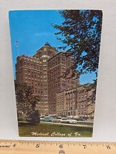 Vintage Postcard Medical College of Virginia Richmond Virginia Old Cars picture