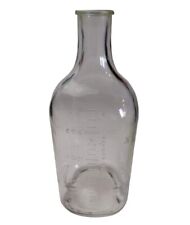VINTAGE GLASS ASPF AMERICAN SQUARE-PAK FLASK ERIE, PA PYREX 1000cc / 1 Liter USA picture