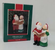 Hallmark Keepsake 1989 Mr and Mrs Claus Collector's Series Holiday Duet picture