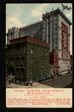 1912 - HOTEL MARTHA WASHINGTON New York City NY - Posted stamp message  picture