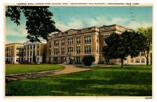 NEW YORK George Hall Junior High School Ogdensburg Free Academy Linen Sent 1945 picture