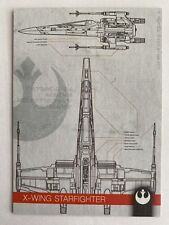 2019 Topps Star Wars Journey to Rise of Skywalker Schematics #S-4 X-Wing picture