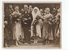 large Wedding Group c1930s Press Photo picture