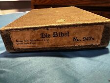 die bibel martin luther,  German Language Bible, has printer mark of 1812? picture