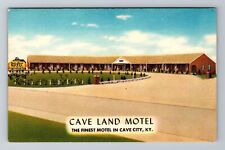 Cave City KY-Kentucky, Cave Land Motel, Advertising, Antique Vintage Postcard picture