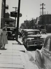 (AnE) FOUND Photo Photograph Downtown Virginia City Nevada 1940-1950's Street NV picture