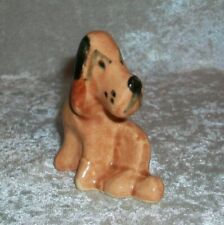 Vintage Rio Hondo California Pottery Seated Brown Spotted Hound Dog Figurine USA picture