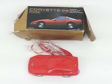 Vintage New Old Stock NOS 1986 Red GM Corvette Phone Original Box CV-3777 picture
