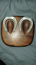 Duk It Buffalo NY Horse Shoes Vintage Tobacco Pipe Stand Dual picture
